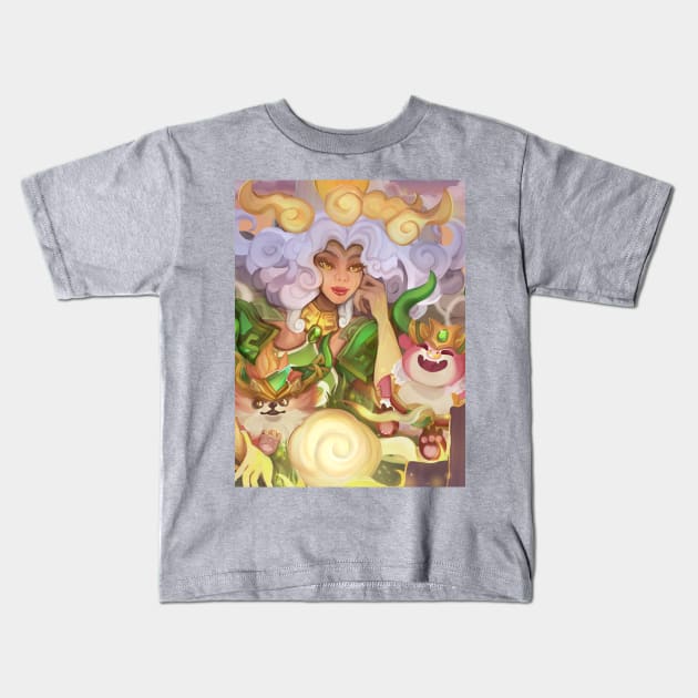 Neeko Shan Hai Kids T-Shirt by Lau_Art